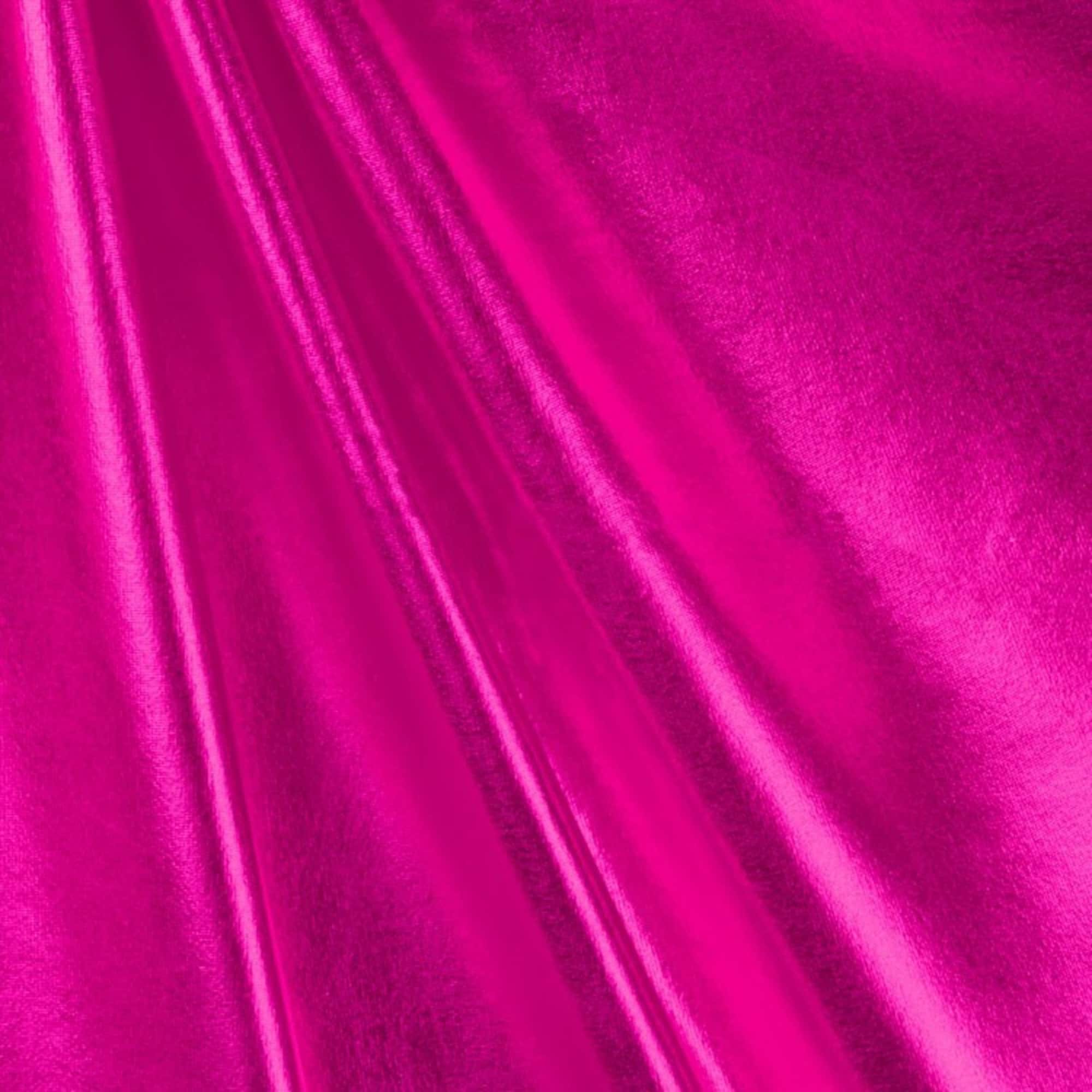 Fuchsia Foil Metallic Spandex